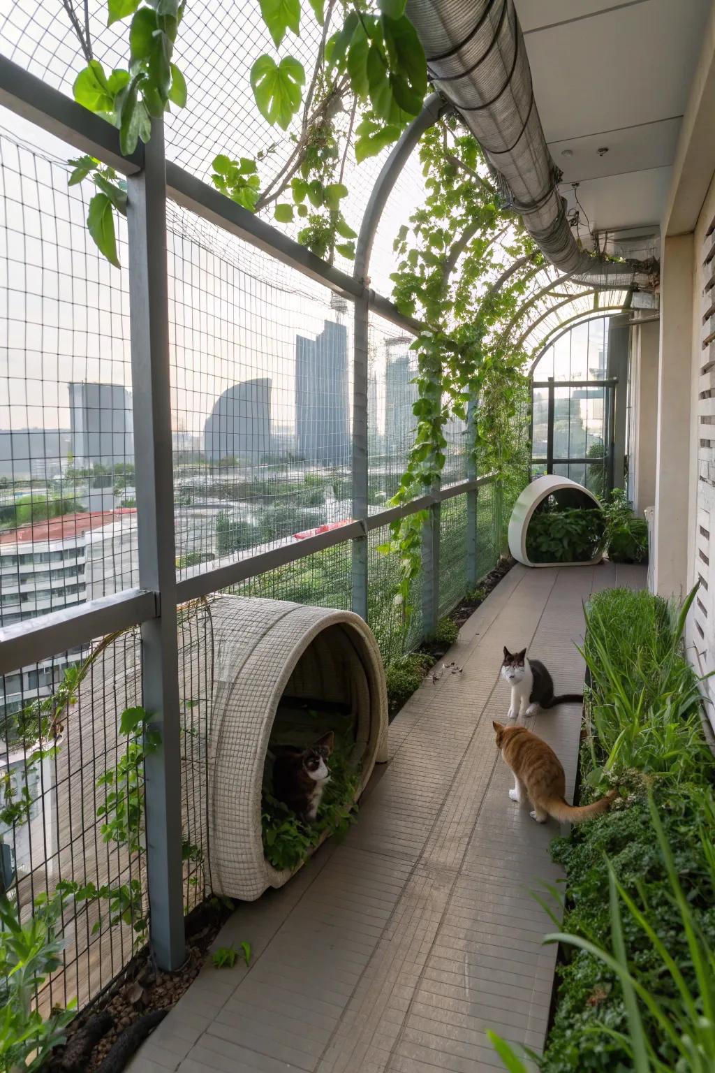 Routes present thrilling exploration opportunities for inquisitive cats.