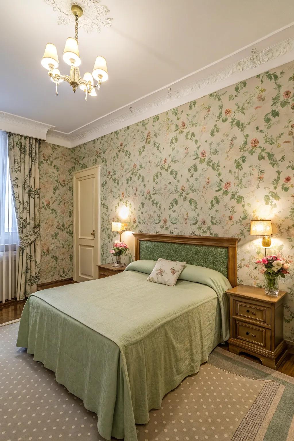 Wallpaper injects charm and visual intrigue.