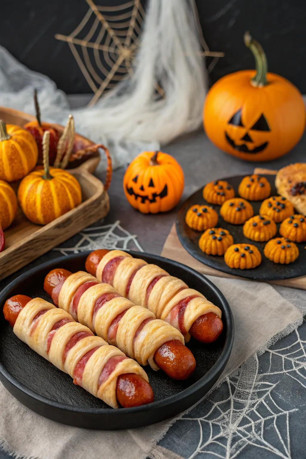 Keep guests munching with themed snacks.