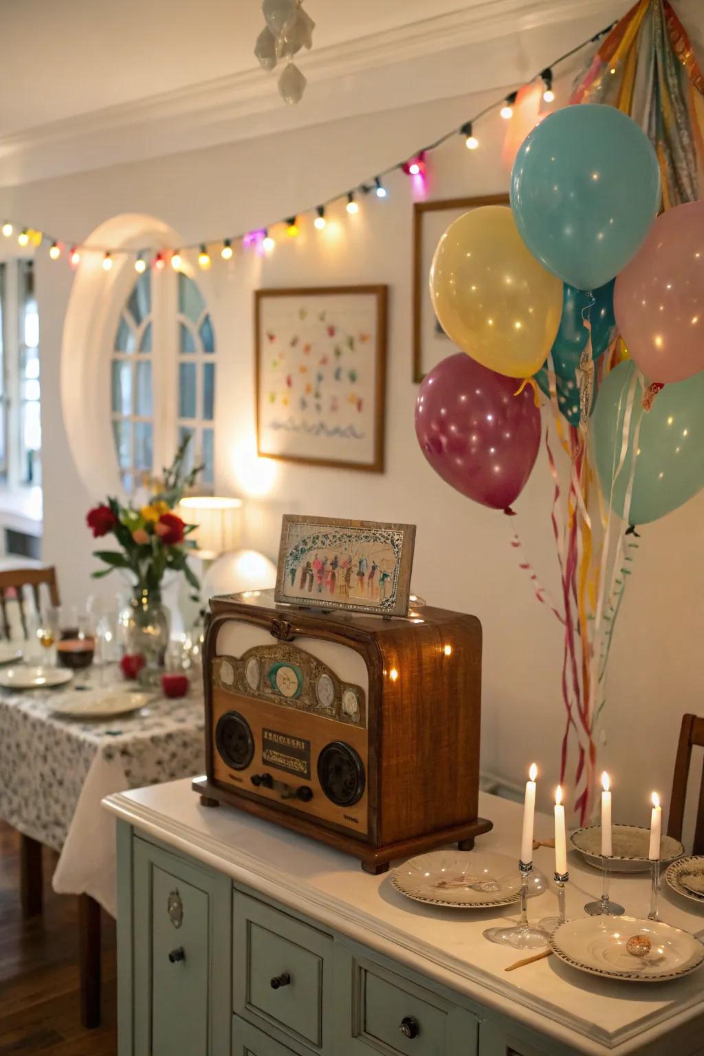 A celebratory melody chest bringing joy to special occasions.