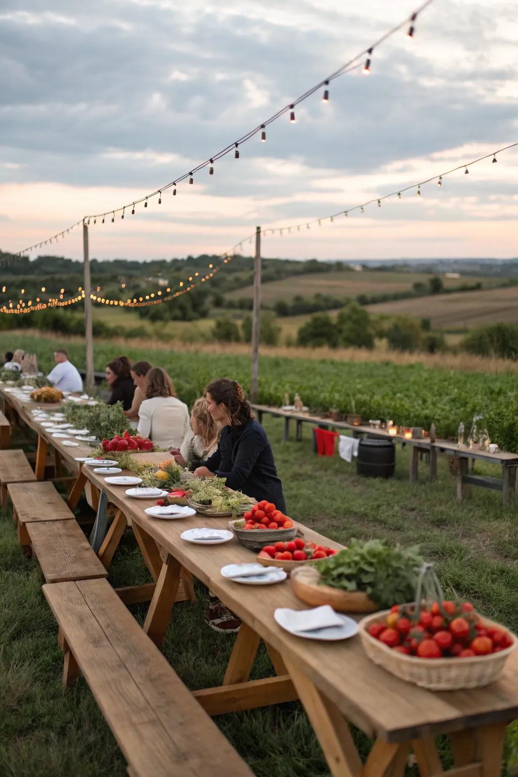 Delight in a fresh and local farm-to-table dinner.