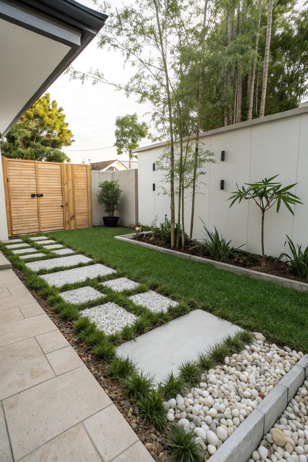 Understated zen blueprints imbue serenity into outdoor areas.