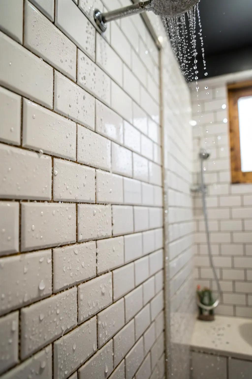 Subway tiles offer a timeless and adaptable design.