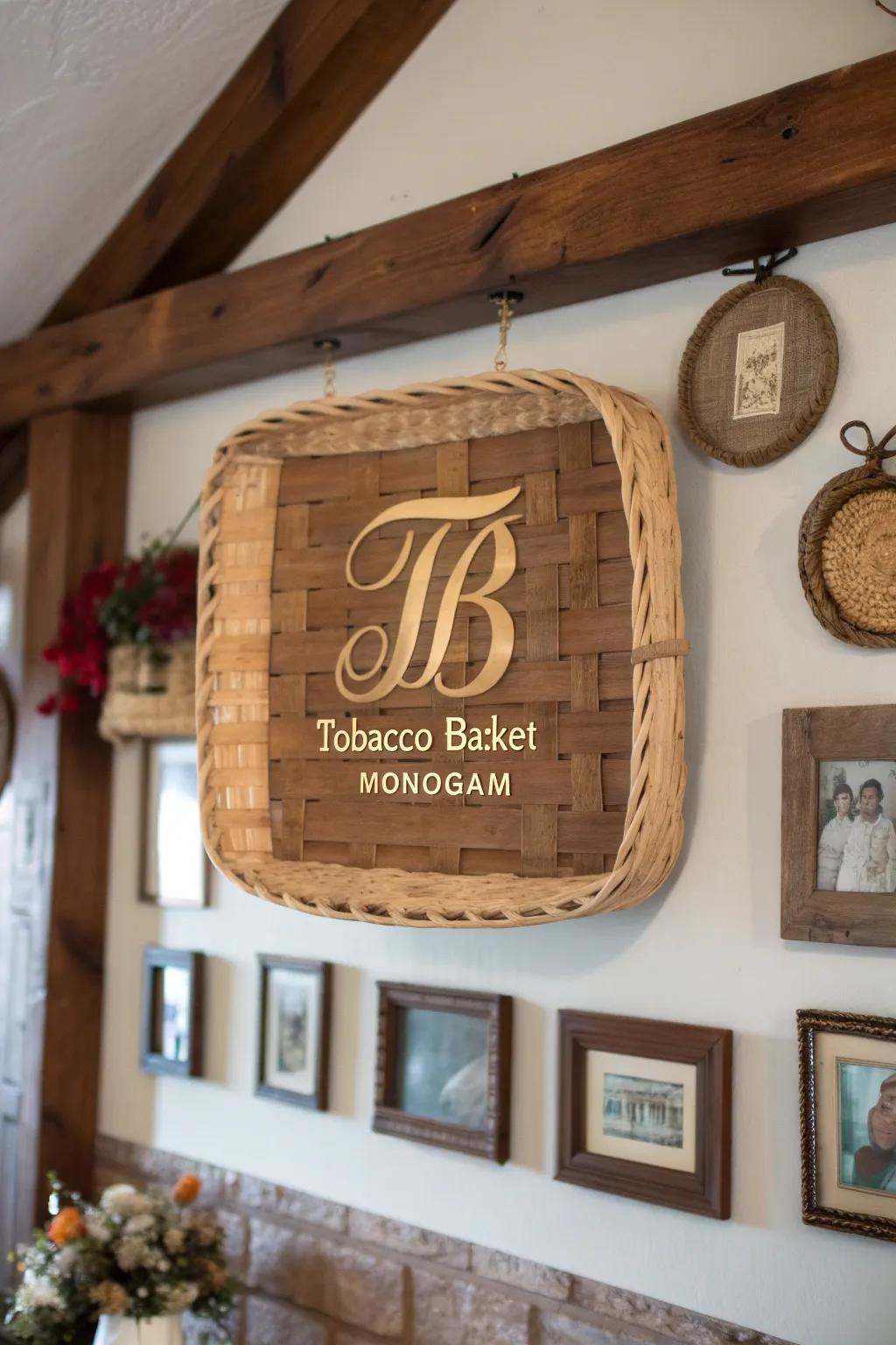 Make it personal with a sack exhibiting your monogram.