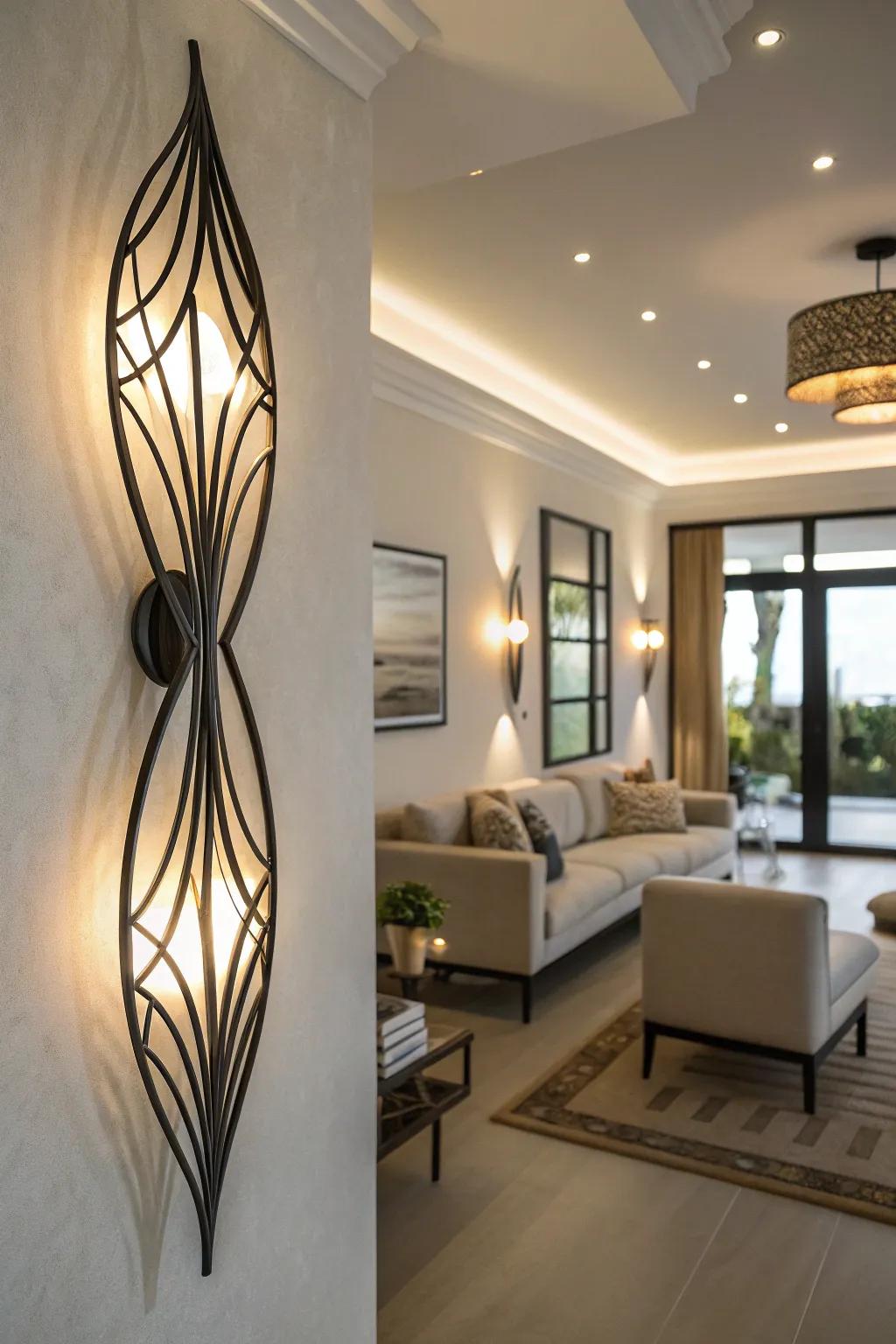 Make a statement with innovative wall light designs.