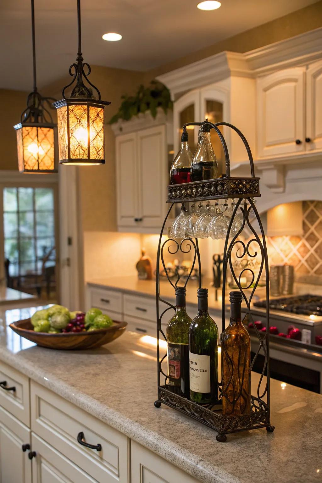 Change your wine storage into a decorative exhibition.