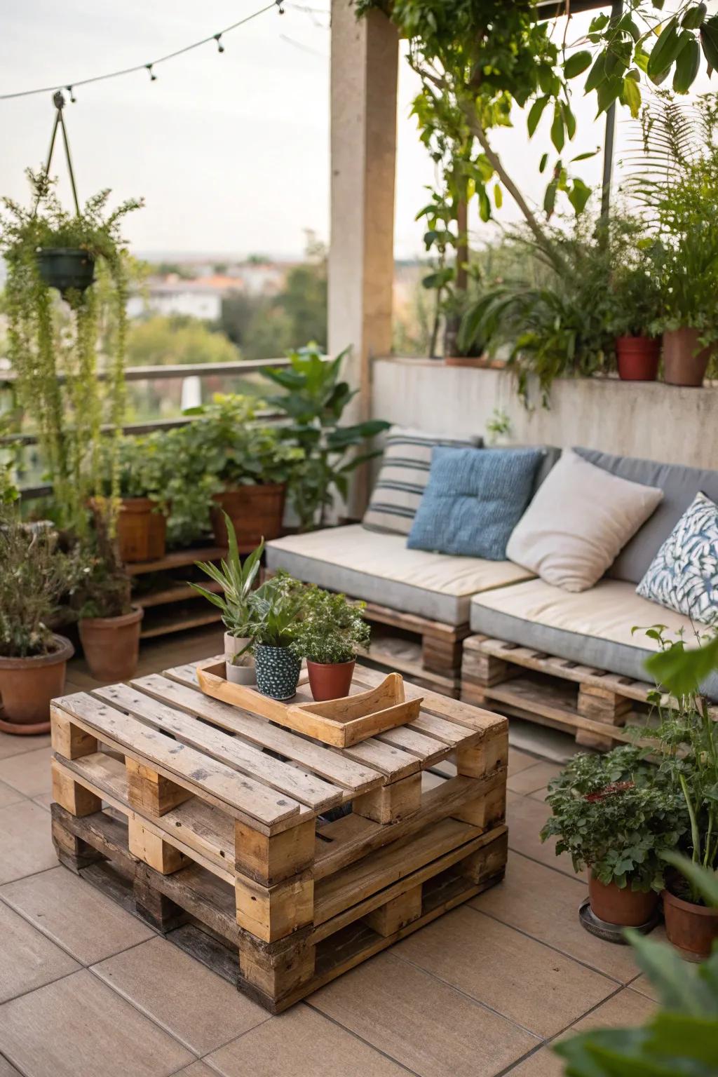 Revived furniture infuses personality while economizing.