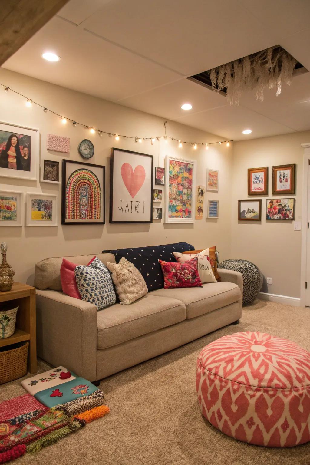 Art and decor infuse personality and charm.