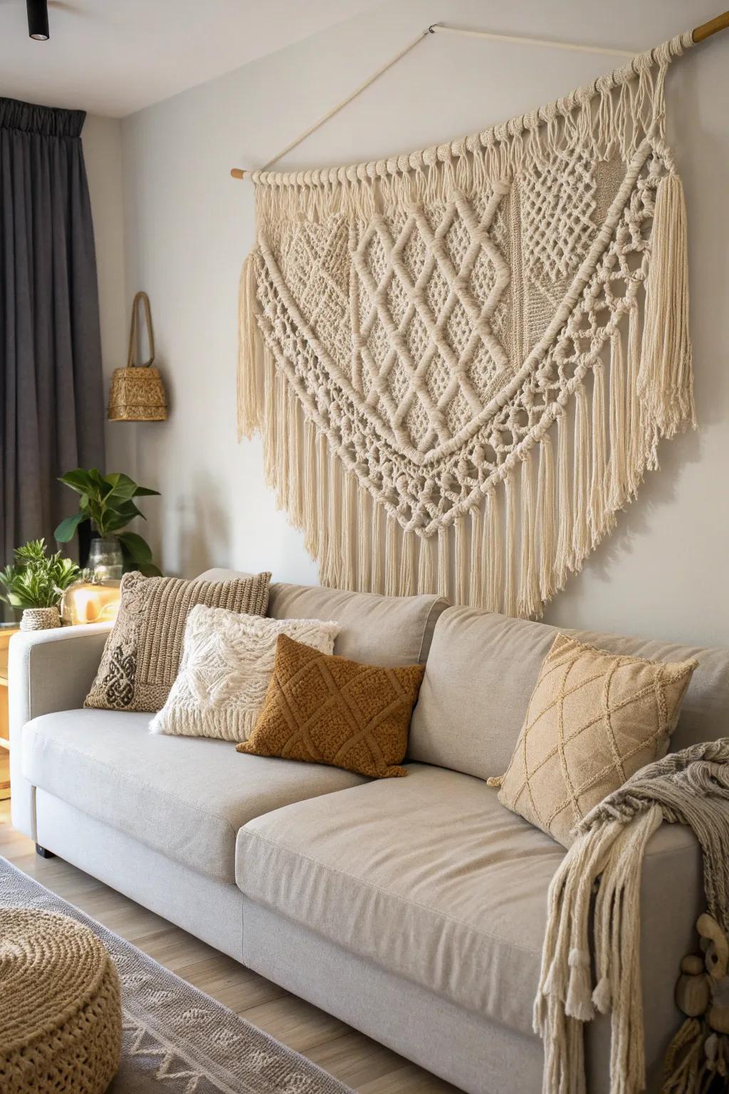 Textiles introduce texture and warmth to your decor.