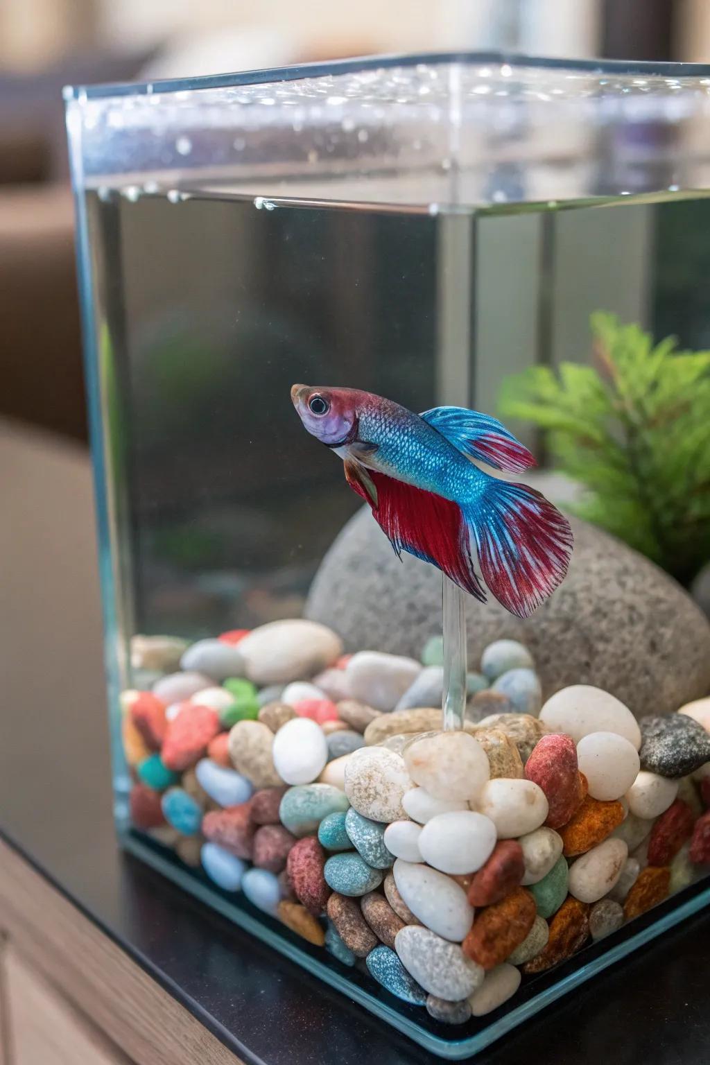 Decorative stones bring elegance and style to your tank.