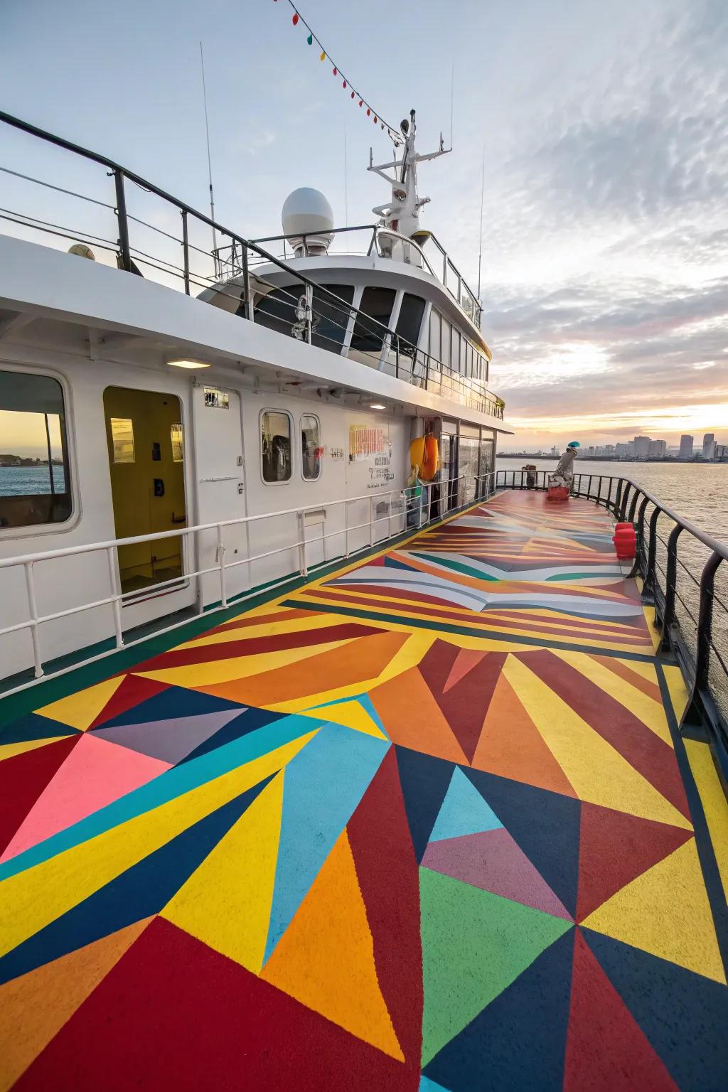 Geometric patterns bring a modern twist.