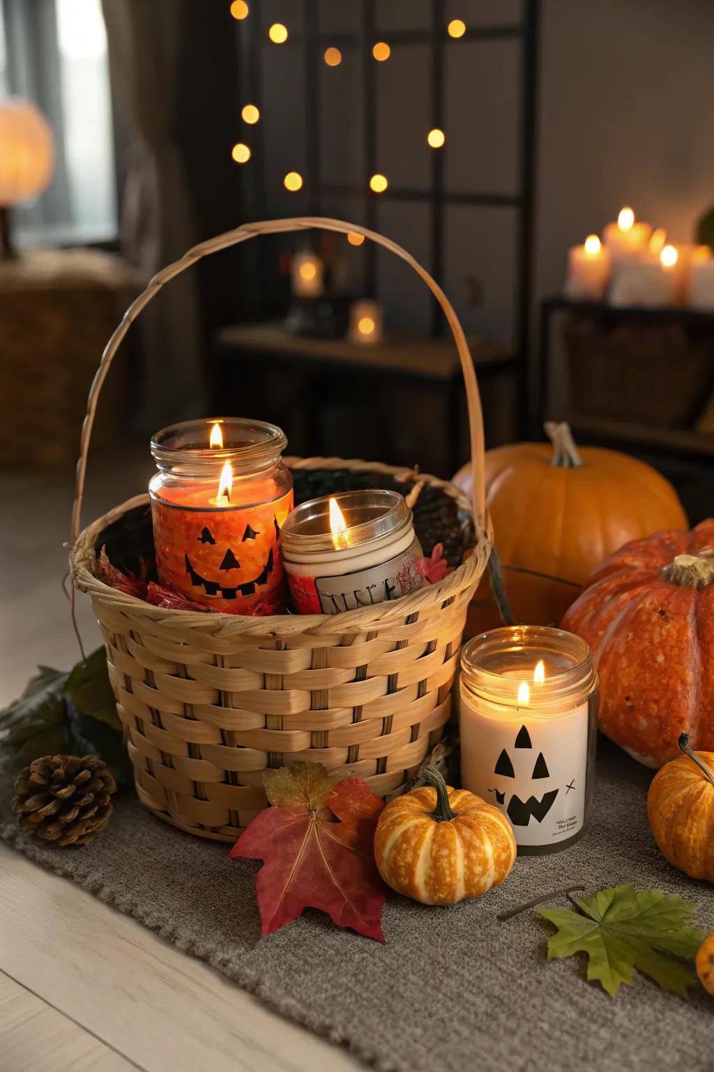 Candles that set the perfect Halloween mood.