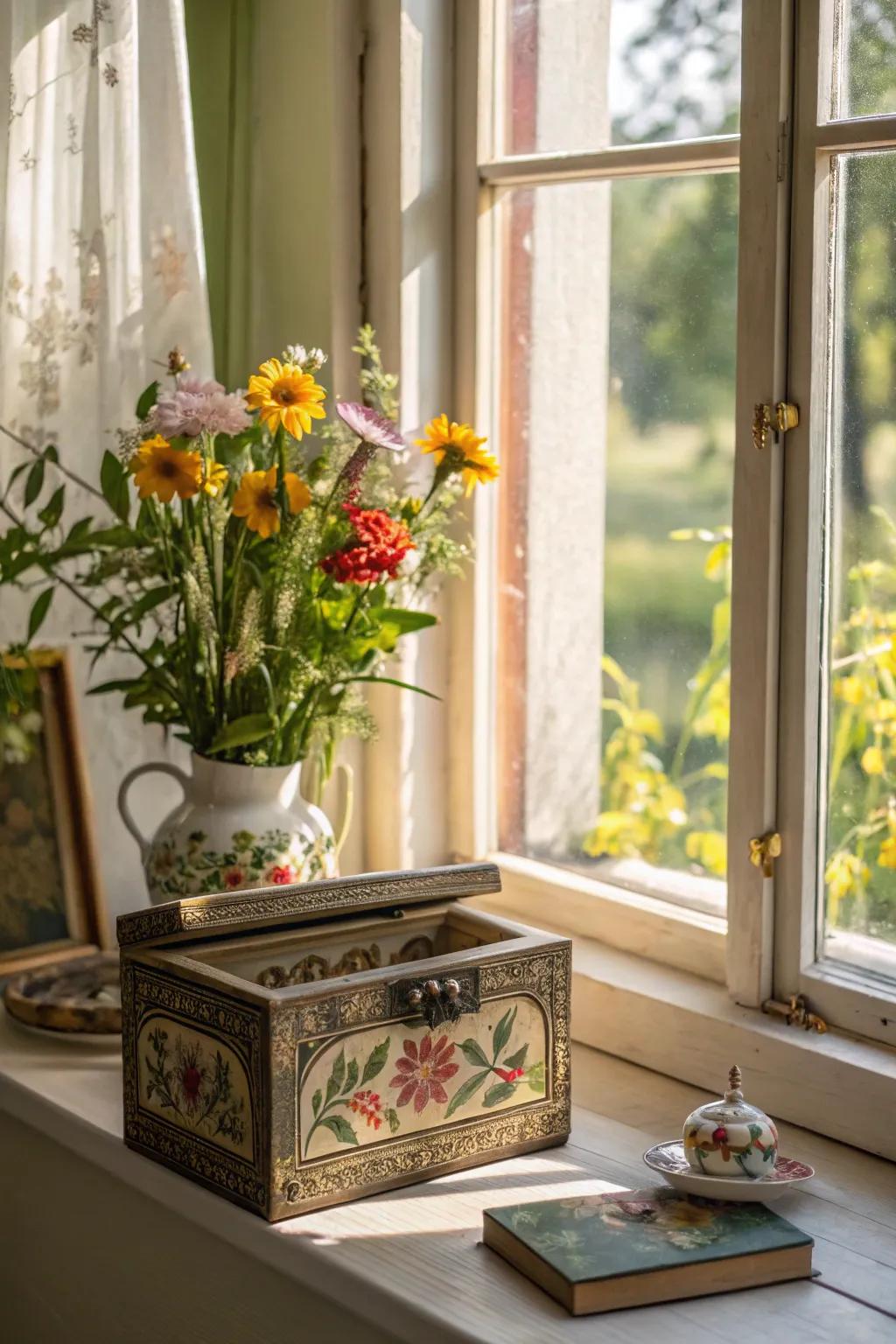 A nature-inspired melody chest that brings the outdoors in.
