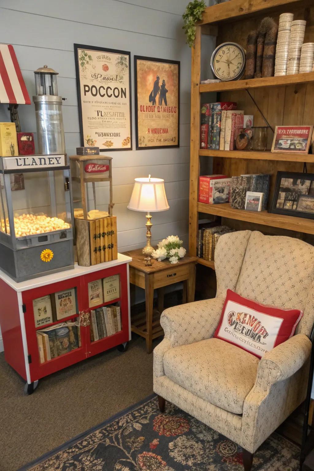 A home exhibit exploring the fascinating history of popcorn.