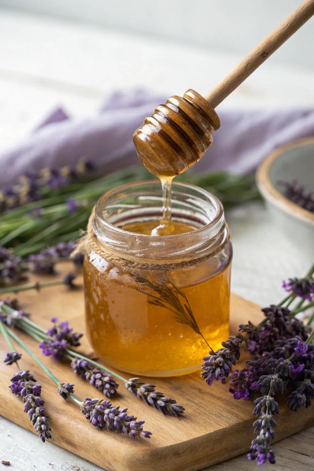 Sweeten your day with lavender-infused honey.