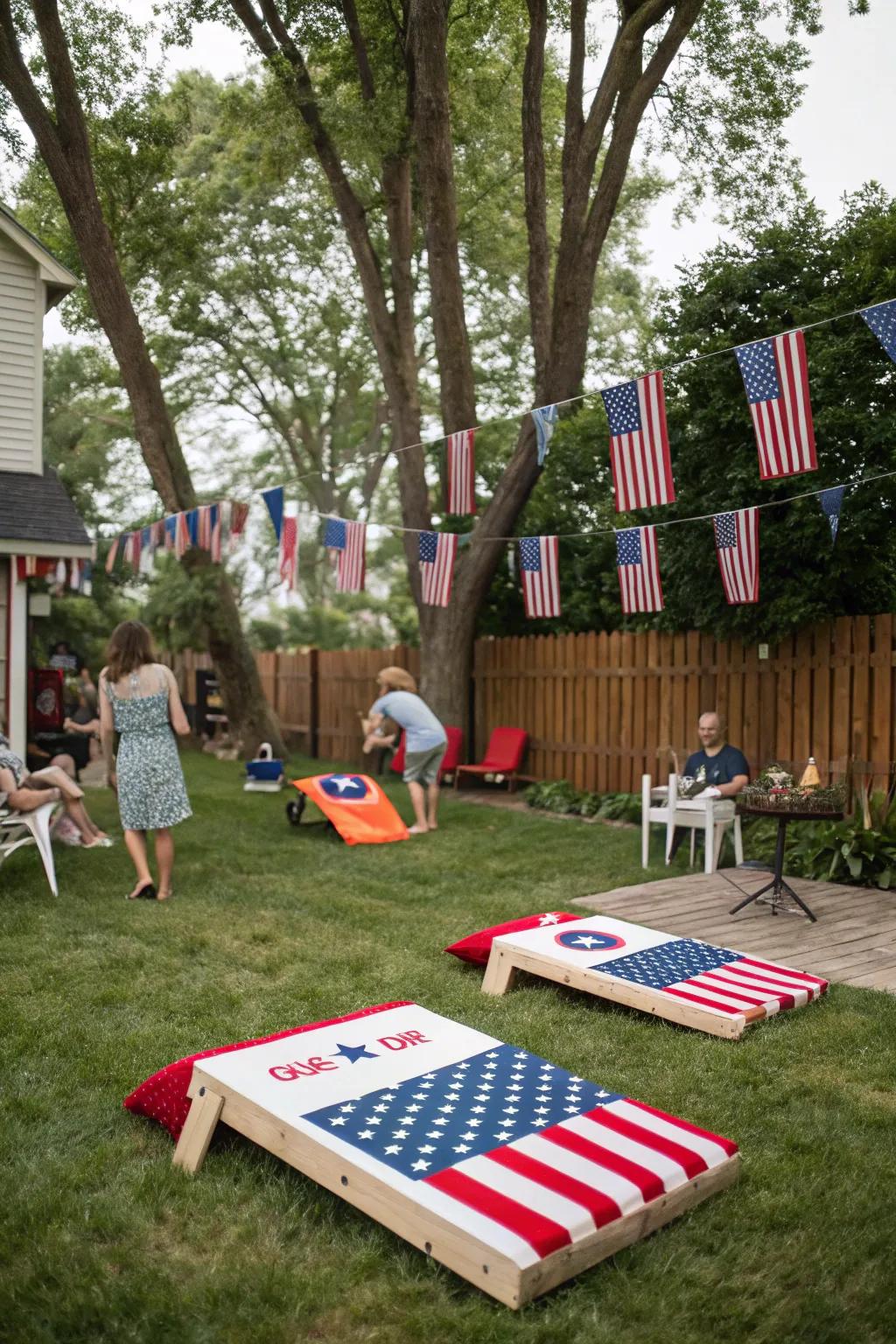 Get competitive with themed lawn games for all ages.