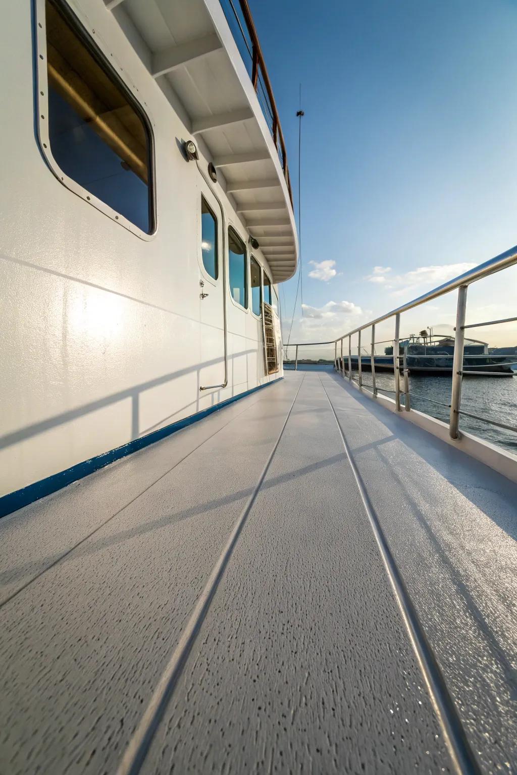 Non-slip texture ensures safety without sacrificing style.