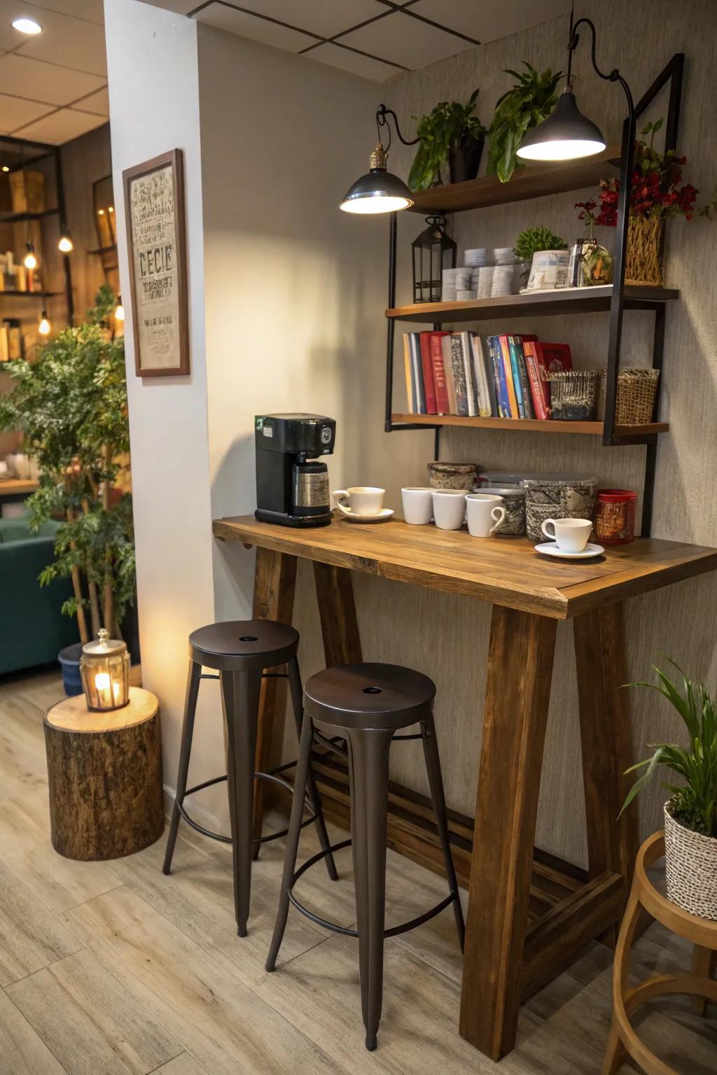 A welcoming seating area for cozy coffee moments.