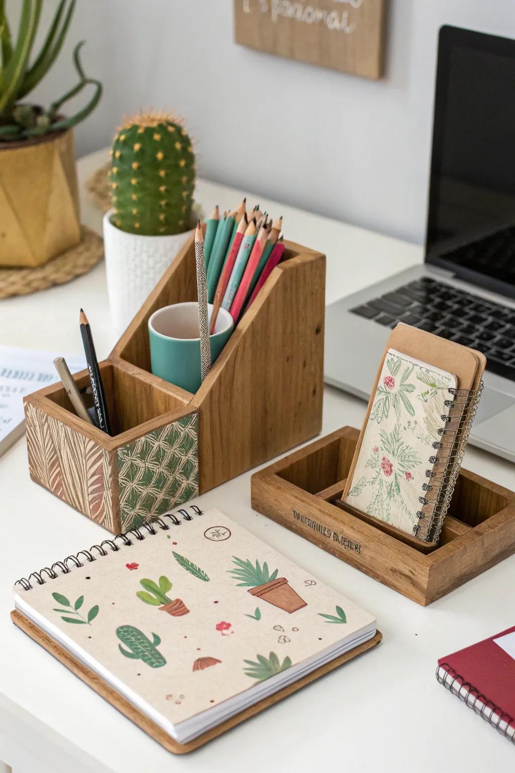 DIY solutions for a personalized workspace.