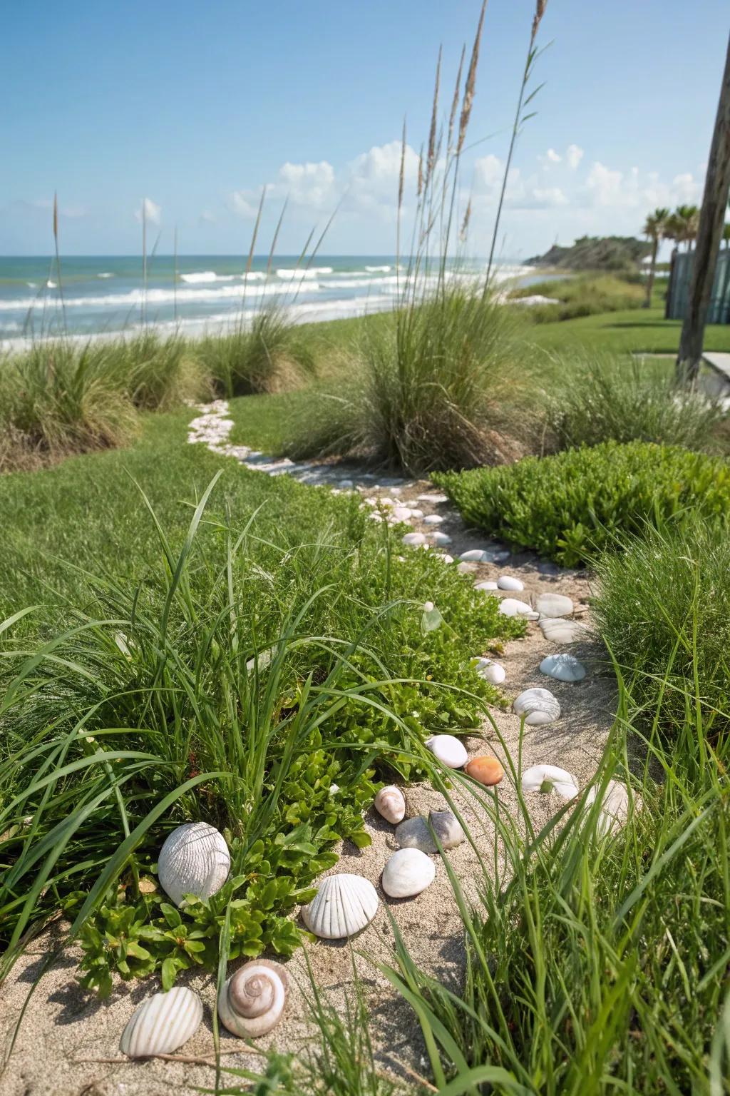 Capture the spirit of the seaside with a coastal-inspired panorama.