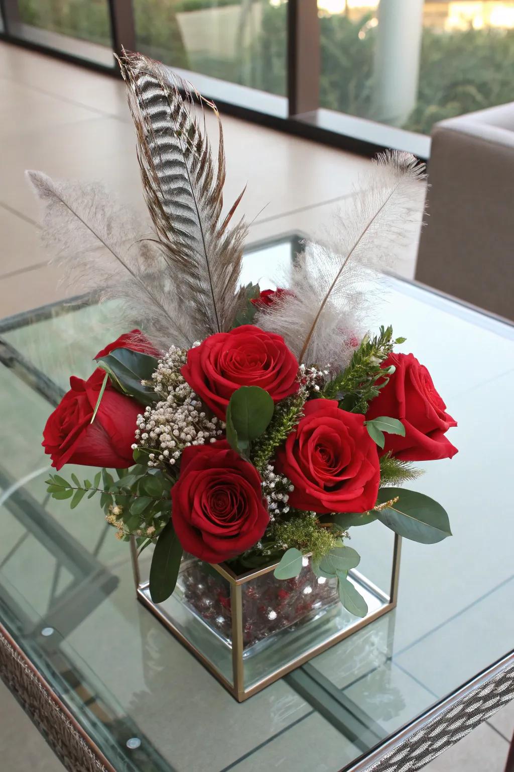 Unique Textures with Roses and Mixed Elements