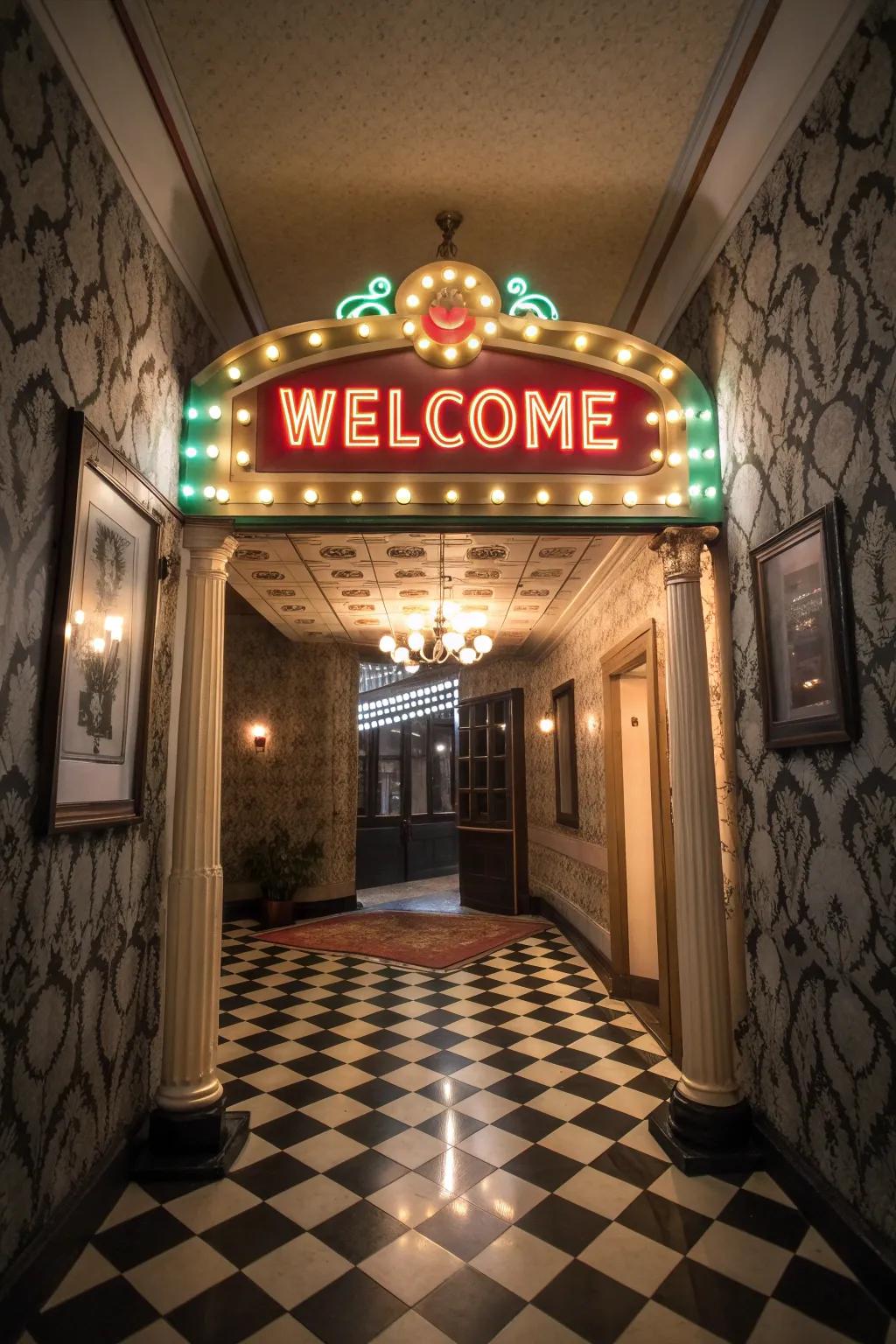Inject vintage charm with a marquee marker.